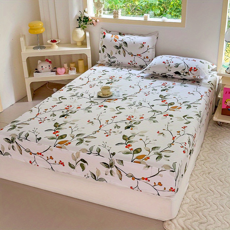 Bed Sheet Microfiber - 3-teiliges bedrucktes Bettwäsche-Set, weich und bequem,