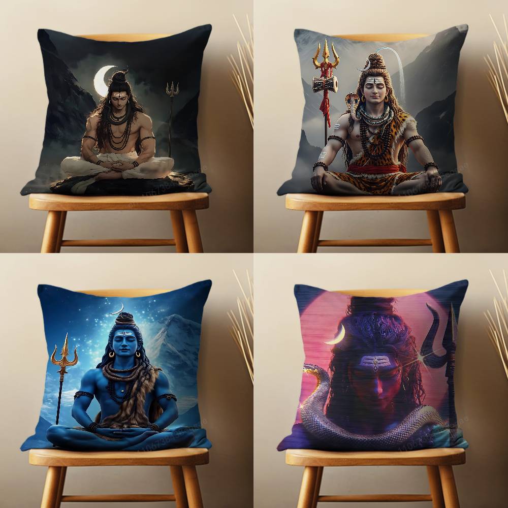 Home Textiles India - India Art Lord Shivasjpg Kissenbezug für