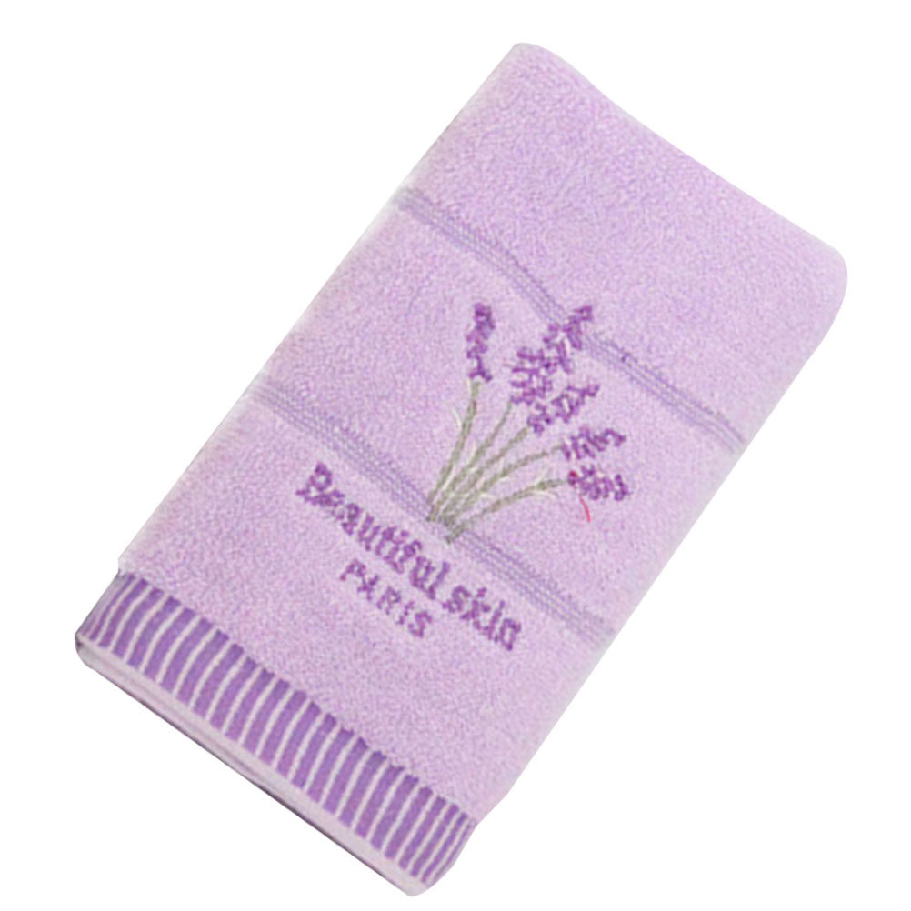 Lavendelfarbene Baumwollhandtü – Home Textiles Pakistan Bewertung und Preis