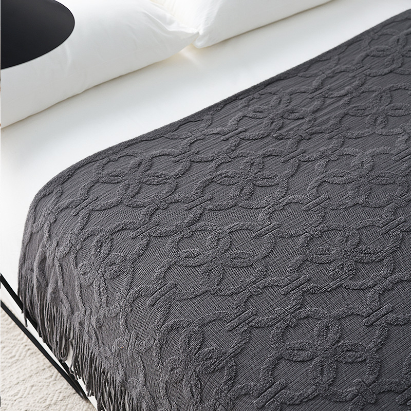 Nordic Knit Bed Runner, weiche – Home Textiles Throw Bewertung und Preis