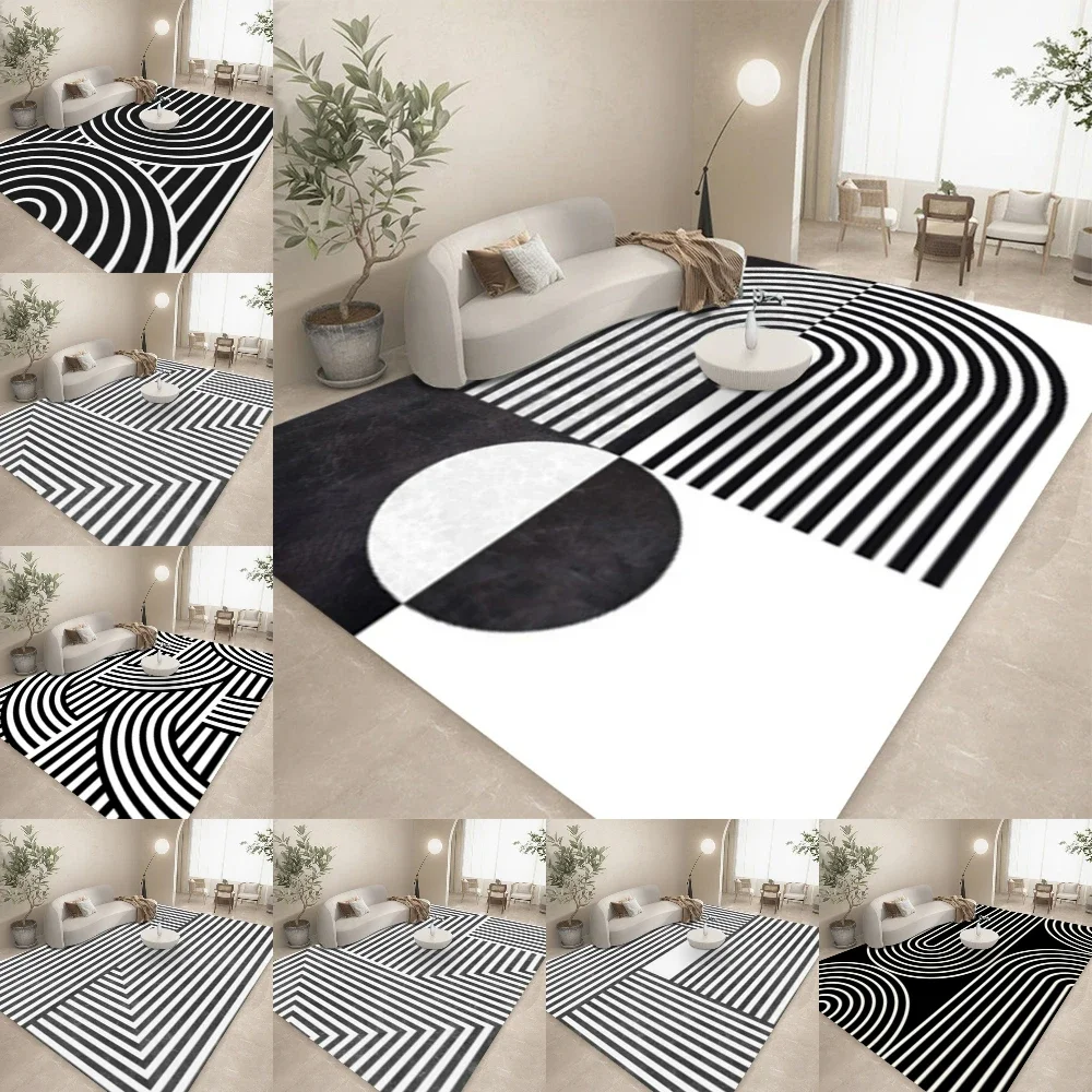 HD-Schwarz Weiß Geometrische L – Home Lines Textiles Bewertung und Preis