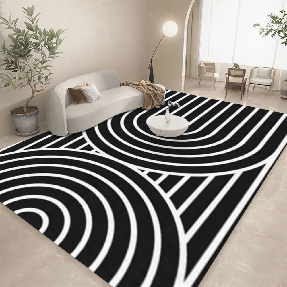HD-Schwarz Weiß Geometrische L – Home Lines Textiles Bewertung und Preis