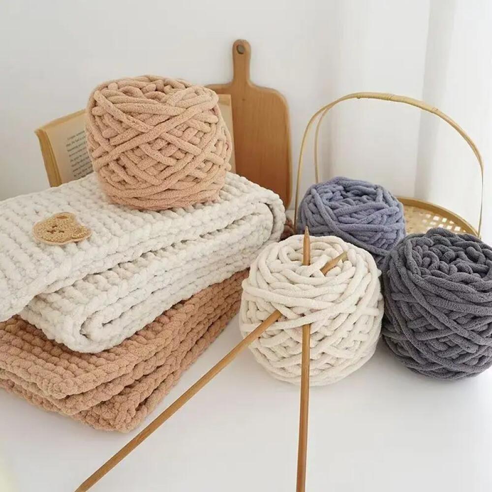 1PCS 100g Chenille Strickgarn  – Wool Blanket Herringbone Bewertung und Preis