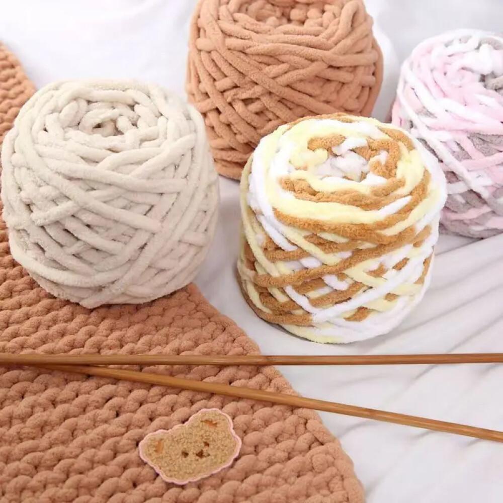 1PCS 100g Chenille Strickgarn  – Wool Blanket Herringbone Bewertung und Preis