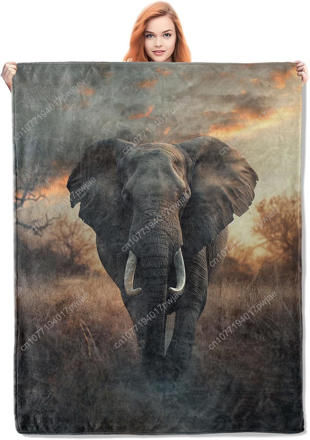Elefanten-Fleecedecke, realist – Quality Home Textiles Bewertung und Preis