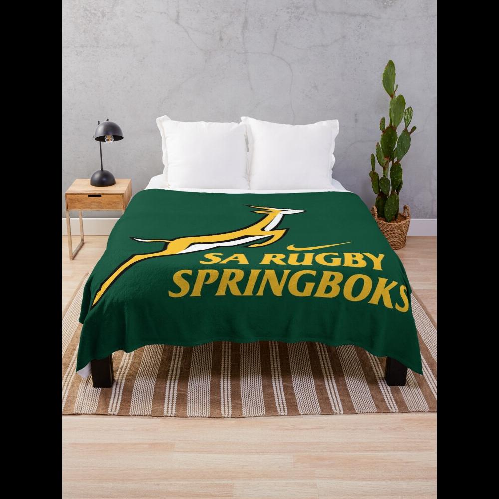 Springbok Rugby-Überwurfdecke, – Home Textiles Throw Bewertung und Preis