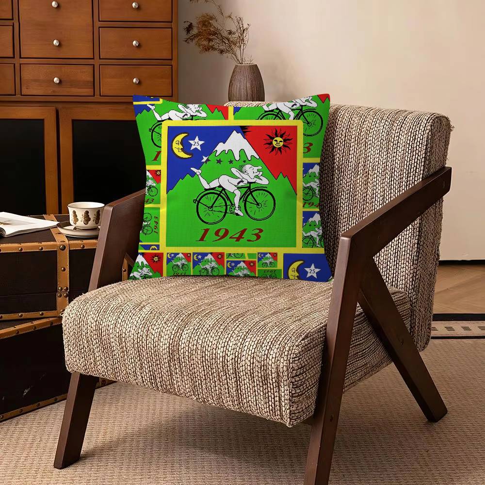 Albert Hoffman 1943 Blotter Ki – Home Textiles Throw Bewertung und Preis